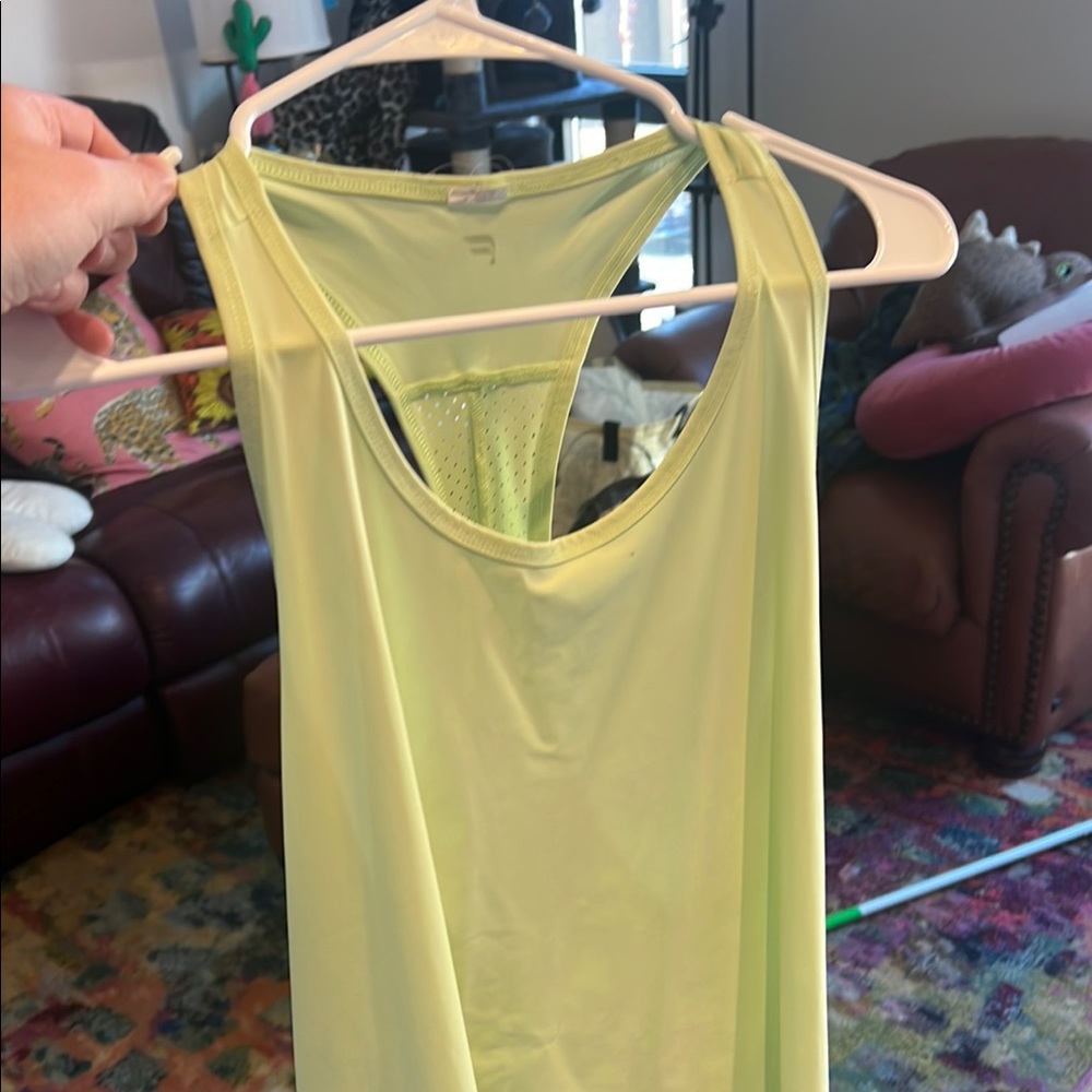Lime Green Sleeveless Tank Top